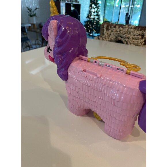 Pink Unicorn Carry Case With Magical Castle & Playset Inside Includes Rainbow Br - Picture 3 of 9